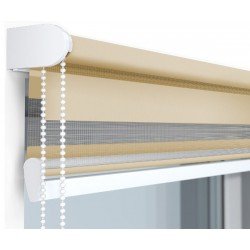 Standard system for day and night roller blinds